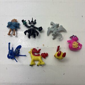 2000s Pokemon Mini PVC 1" Figures Toy lot of 7 Marked RL
